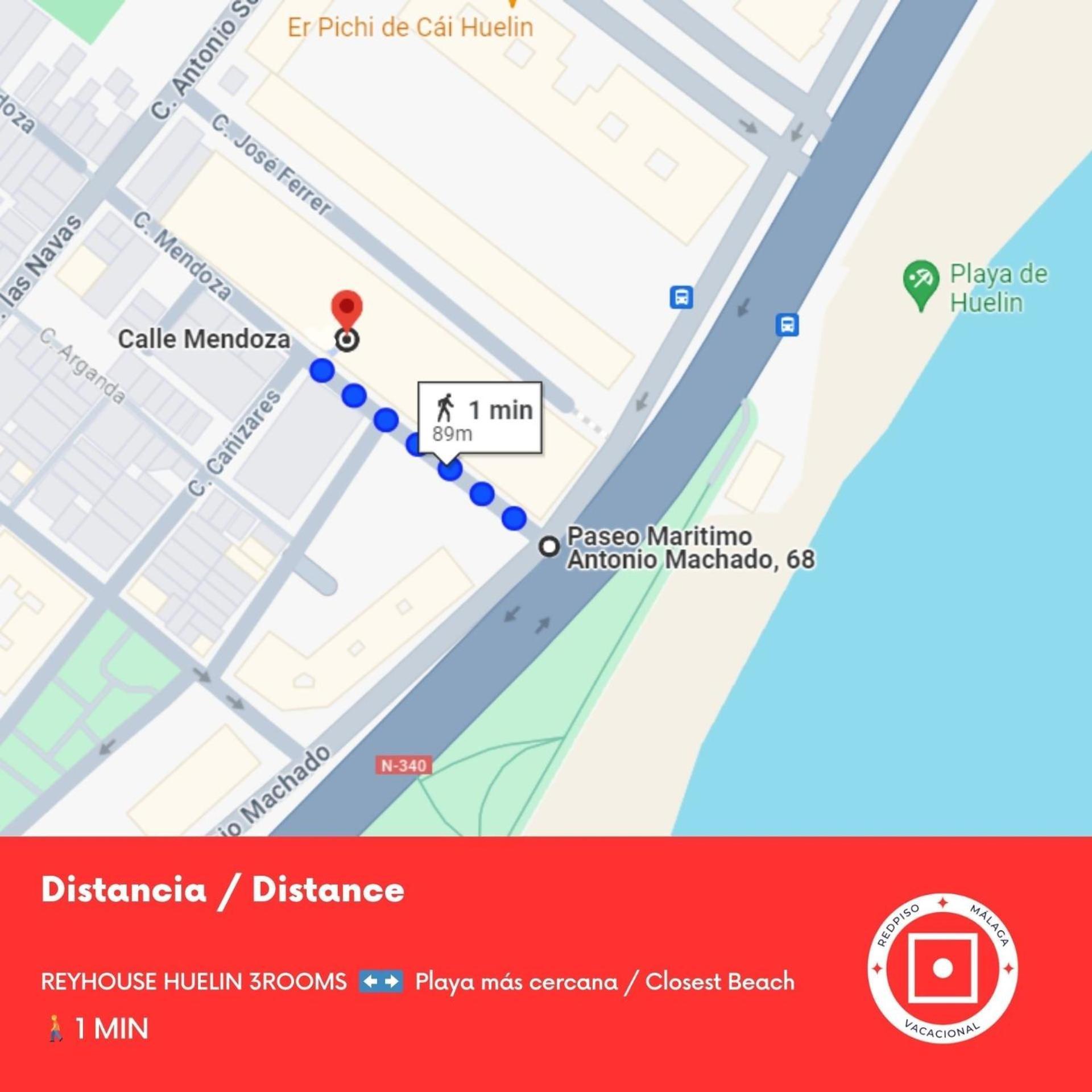 Reyhouse Huelin 3rooms Cerca De La Playa Con Ac Apartment